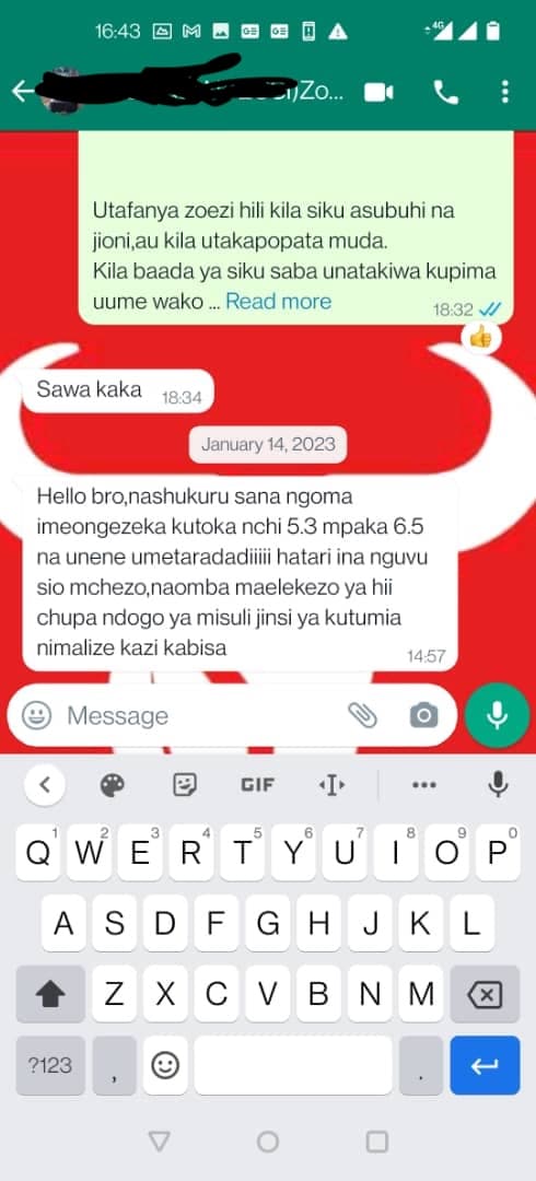 Ngosha Size Results