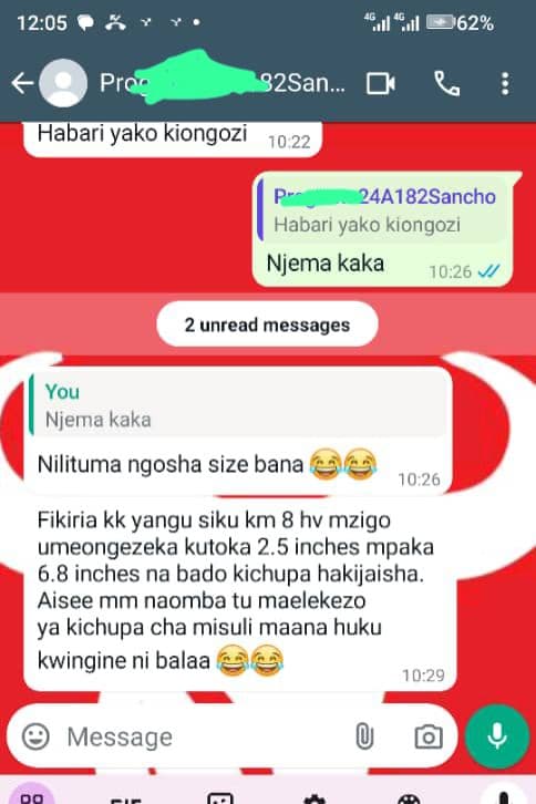 Ngosha Size Results