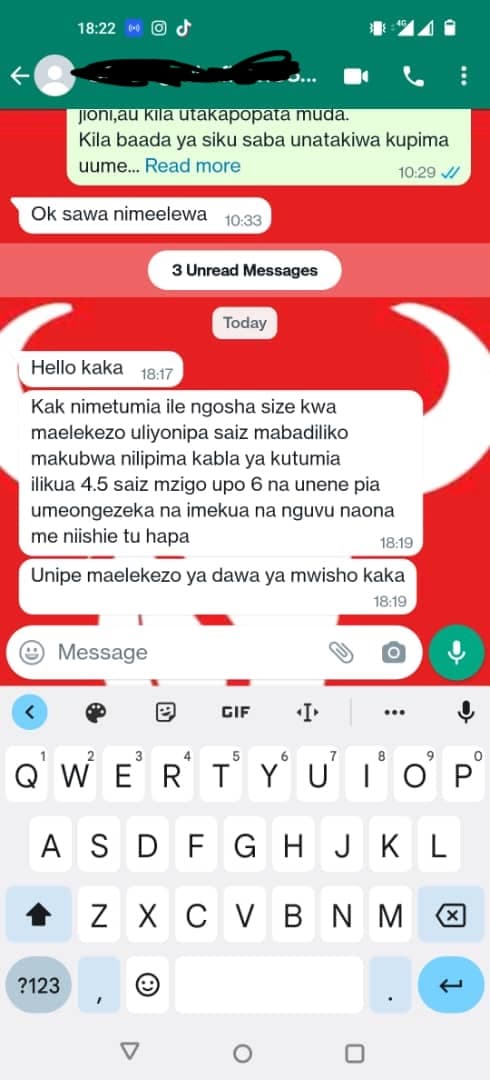 Ngosha Size Results