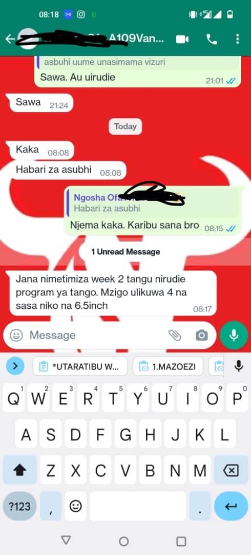 Ngosha Size Results